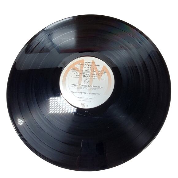 Lot of 3 A&M Vinyl Records Peter Frampton Chris de Burgh 12" 33 rpm Vintage - Picture 8 of 16